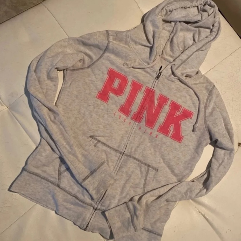 VS pink jacket